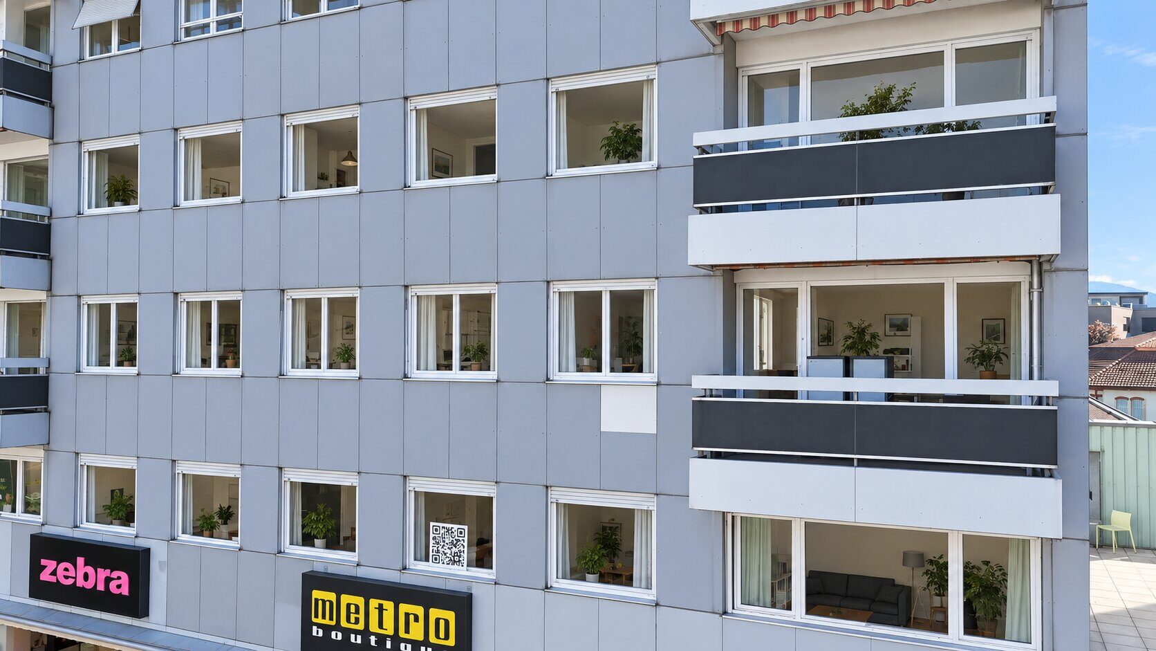 Appartement façade orientée OUEST