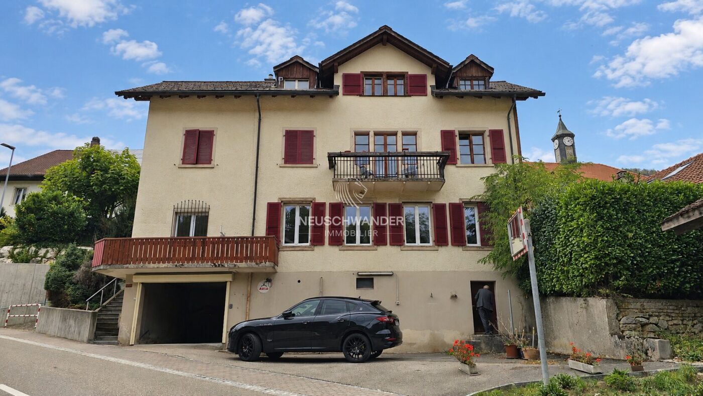 Façade de l'immeuble