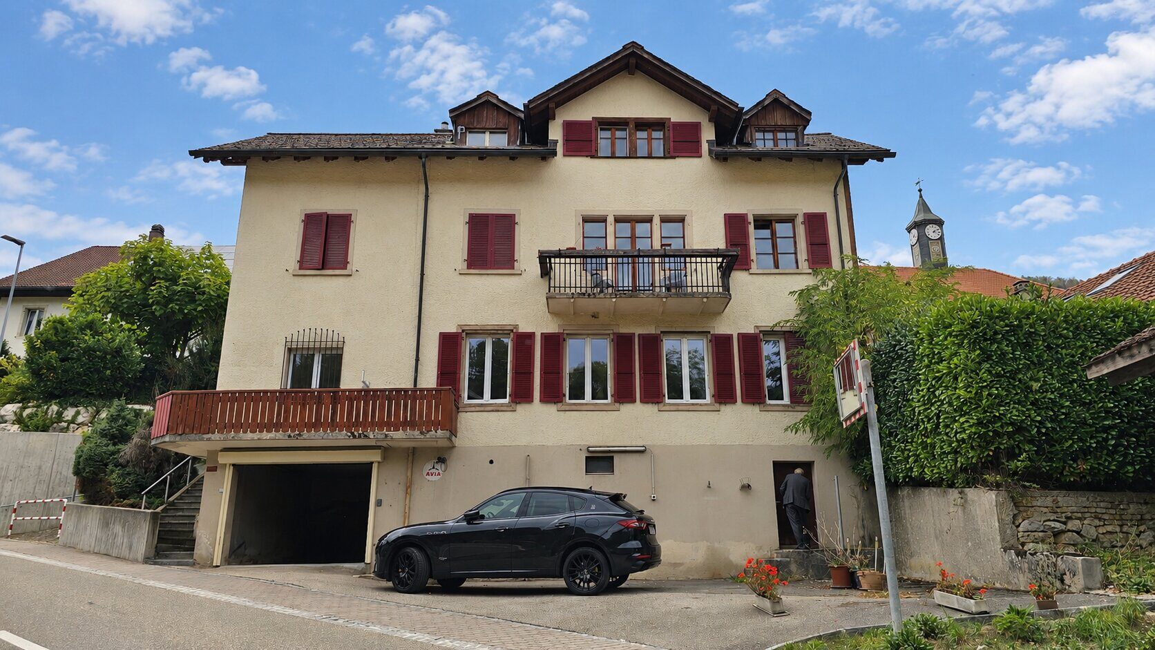 Façade de l'immeuble
