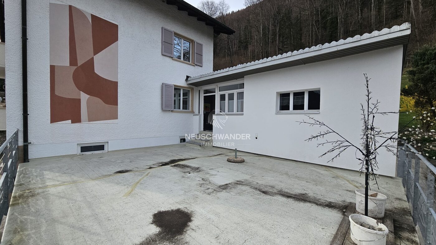 Terrasse carnotzet