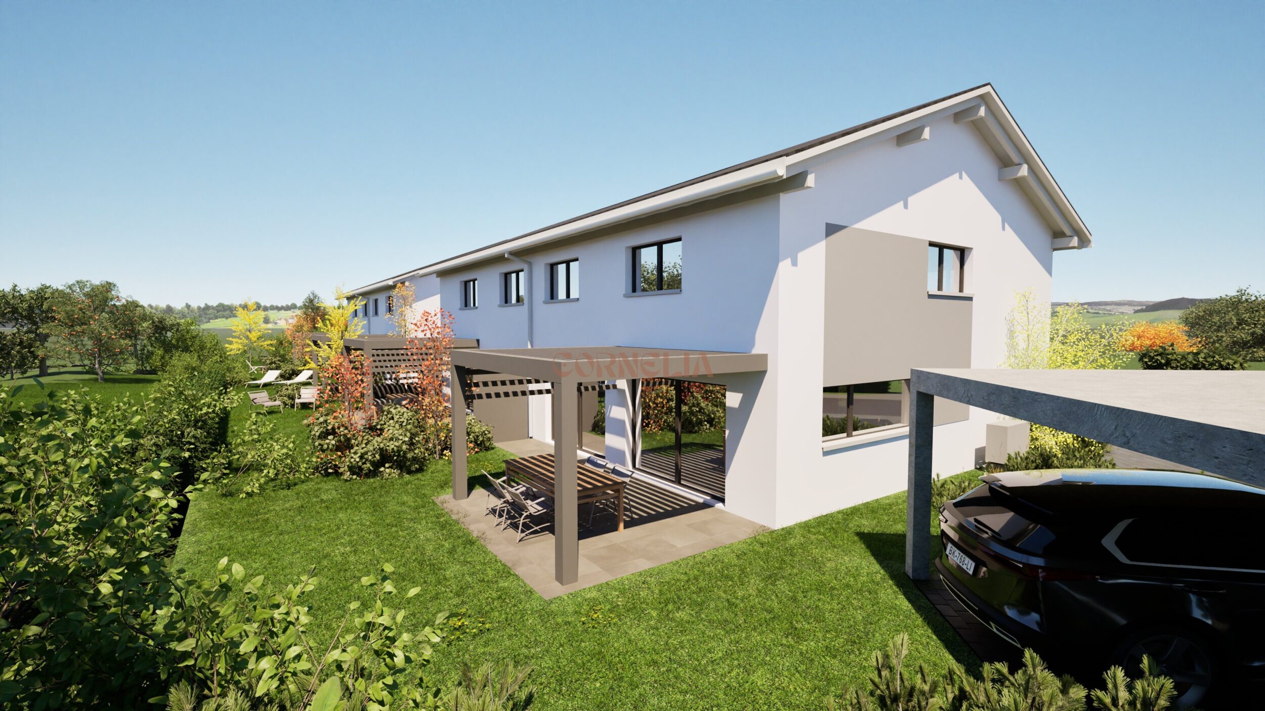 Nouvelles maisons jumelles de 5,5 pièces offrant un cadre de vie harmonieux, confort moderne et qualité de construction