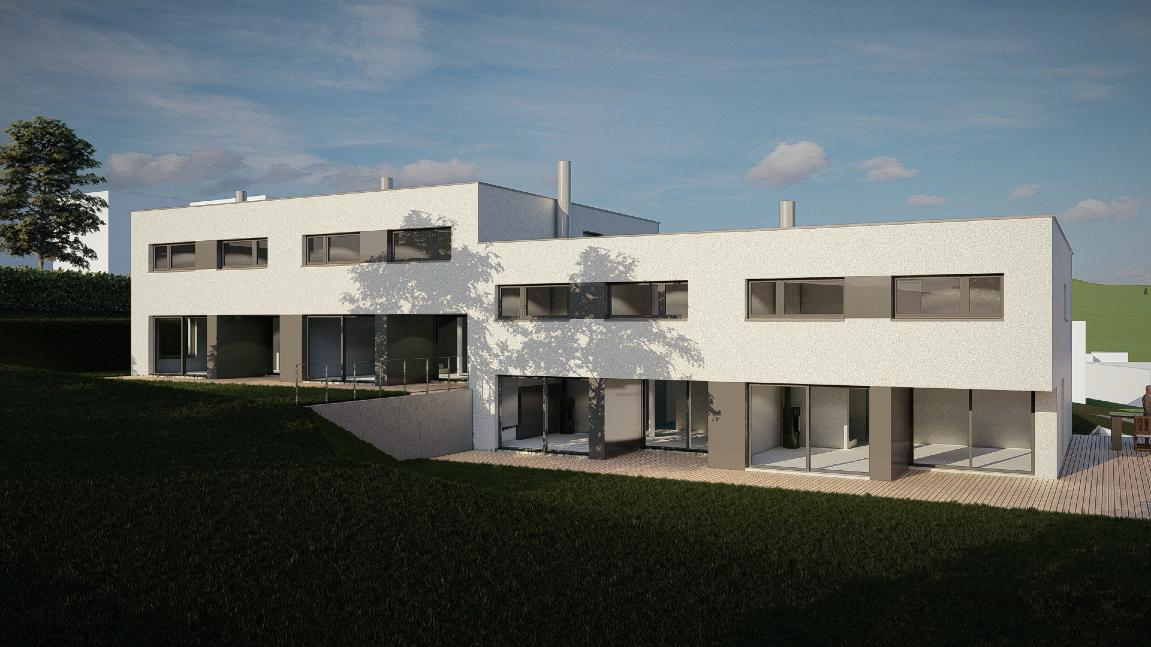 4 villas mitoyennes neuves de 5,5 pièces à vendre au Noirmont